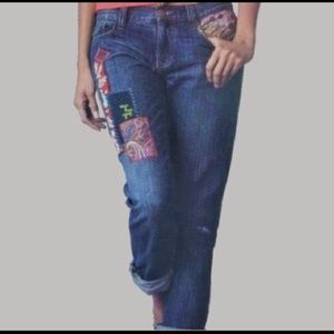 CAbi Patchwork Boyfriend Denim
